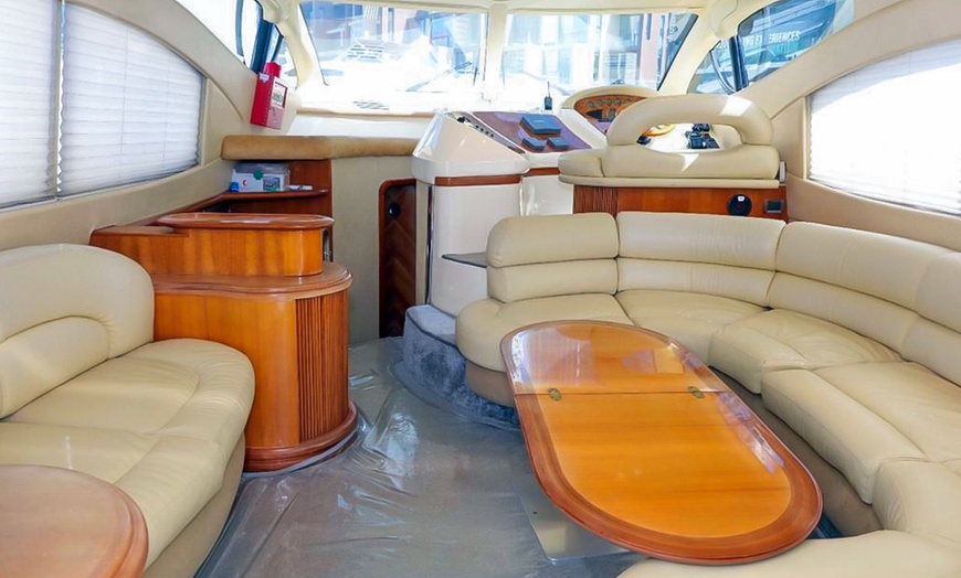 Image 4: Luxury Yacht Rental (34–65 Ft) for 10–18 Guests: 1–3 Hours