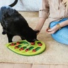 Image 3: Interactive Cat Puzzle Feeder - Treat Dispensing Slow Feeder Toy
