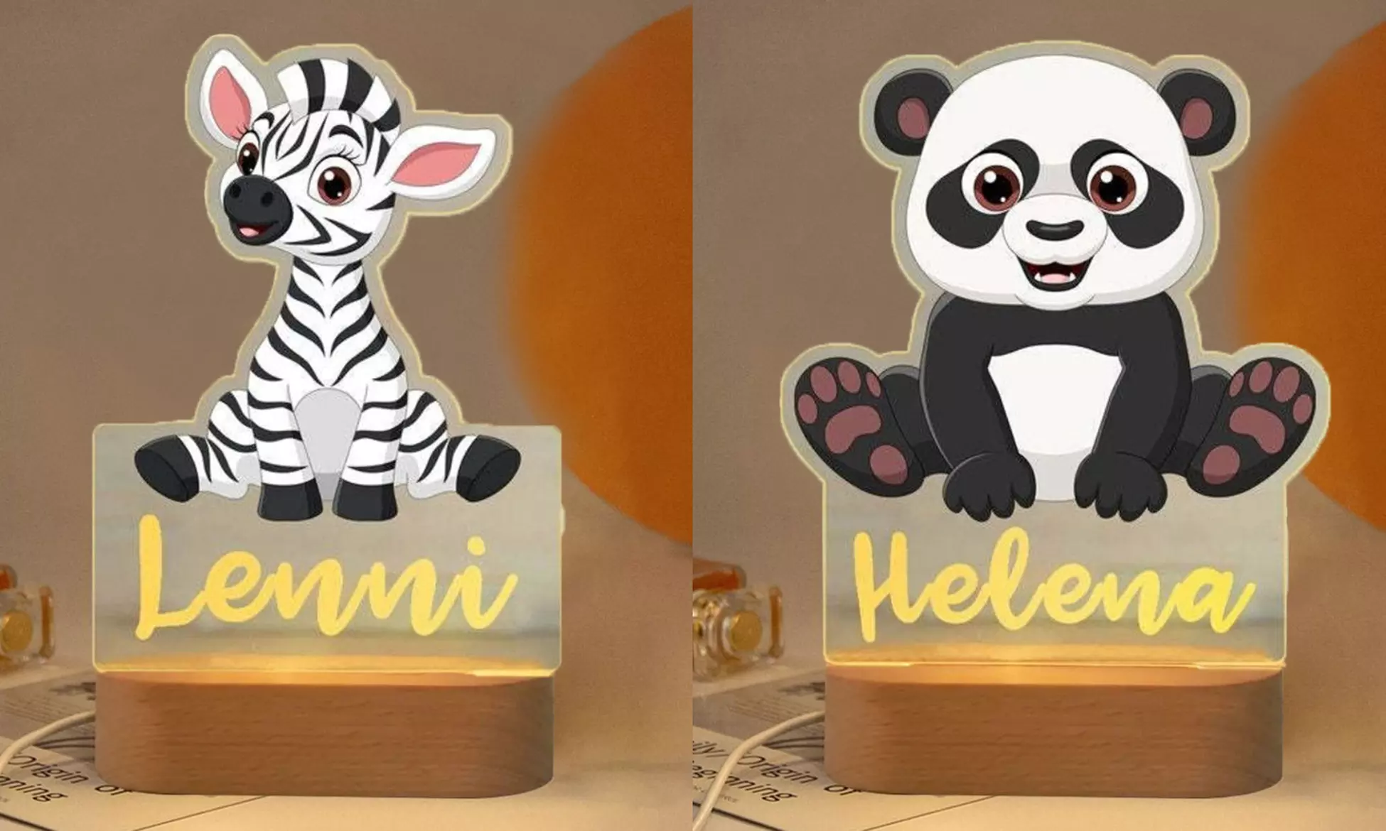 Personalisierbares Kinder-Nachtlicht