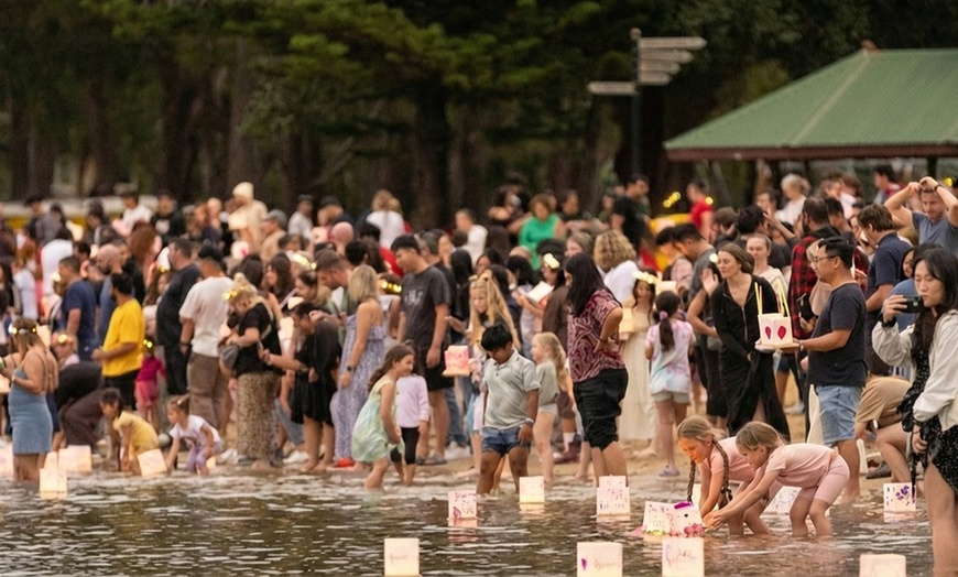 Image 2: Water Lantern Festival Admission for Upto Four People - St. Cloud