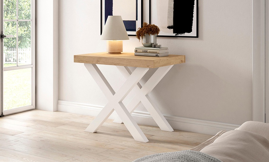 Image 21: Uitschuifbare consoletafel