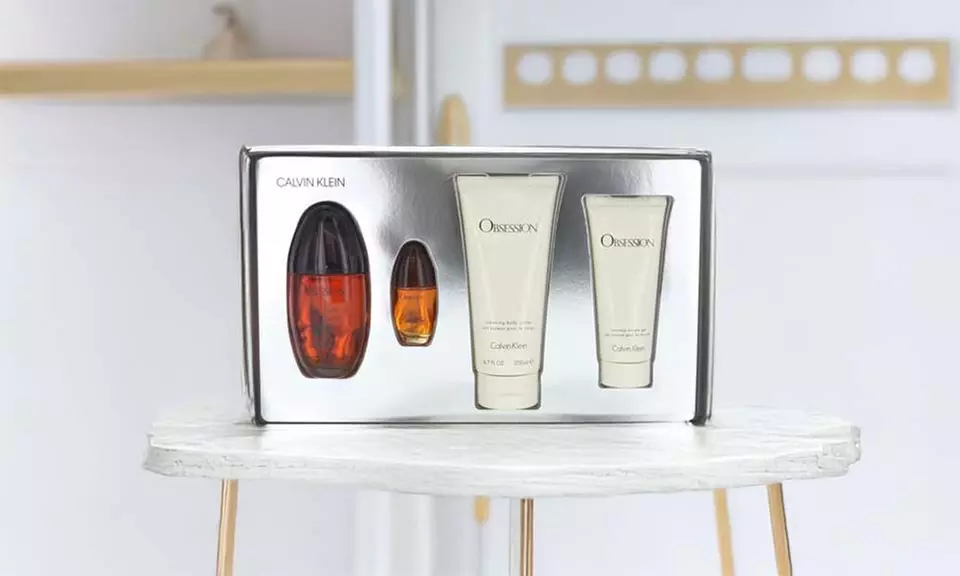 Calvin Klein Obsession 4 Piece Eau de Parfum Gift Set for Women