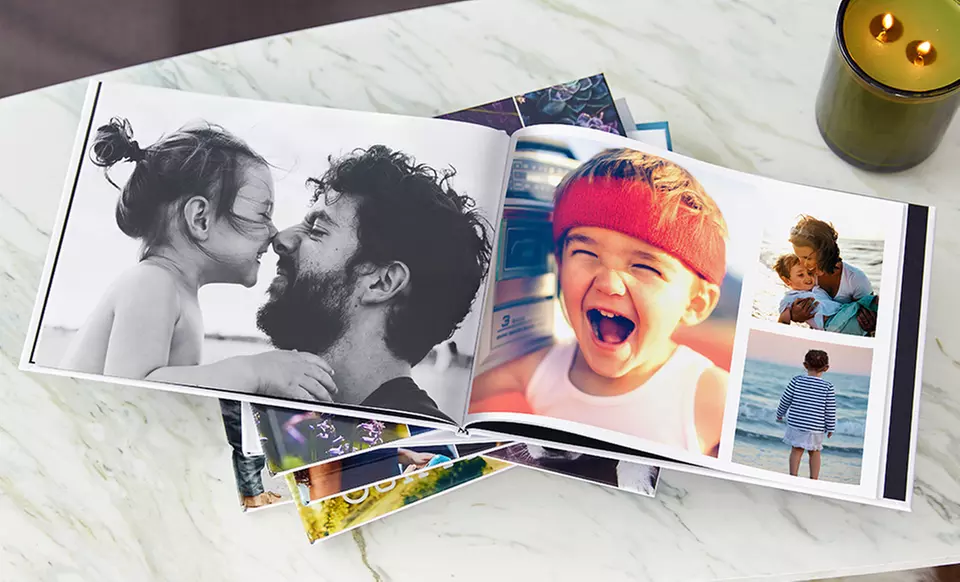 One, Two, Three, or Five Hard Cover 20-Page Photo Books from Collage.com (Up to 91% Off) - Primary Image