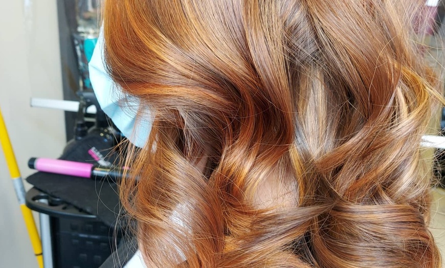 Image 5: Wash, Cut Blowdry with Root Tint, Highlights, Full Colour or Balayage