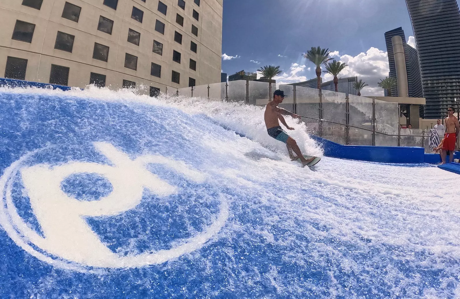 FlowRider Wave Ride Day Pass, Daybed or Cabana Rental at The Scene Pool Deck at Planet Hollywood (Up to 40% Off)