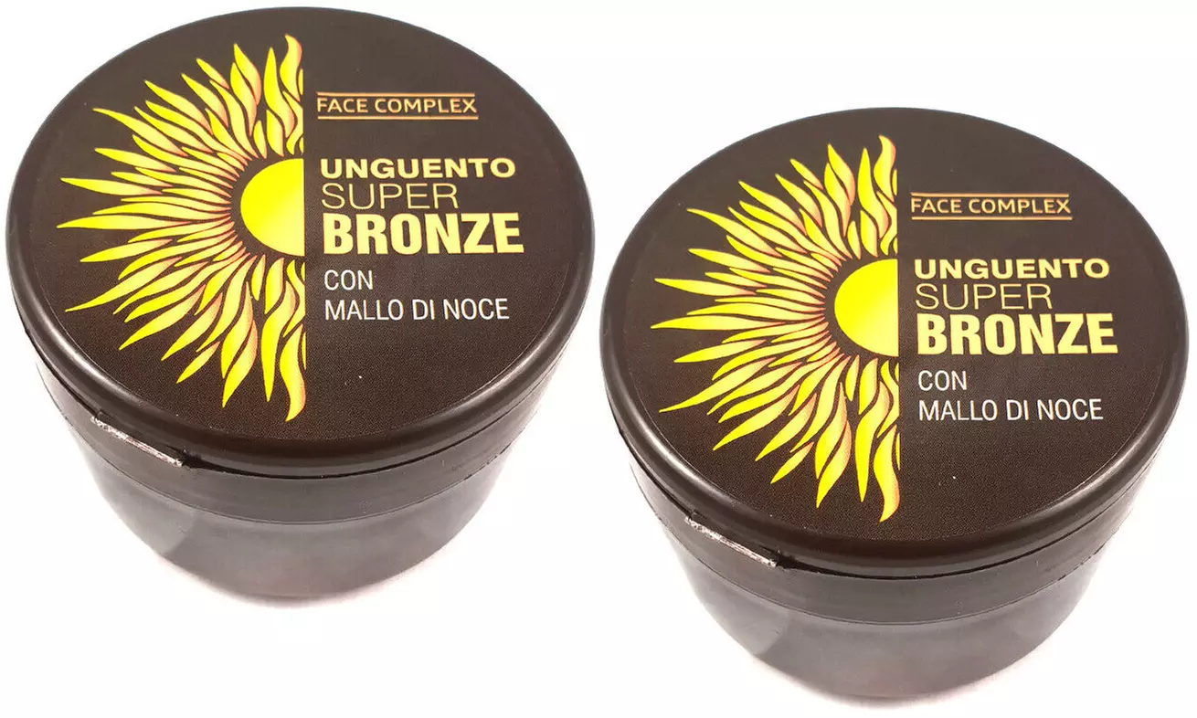 2 o 3 confezioni di unguento super bronze Face Complex