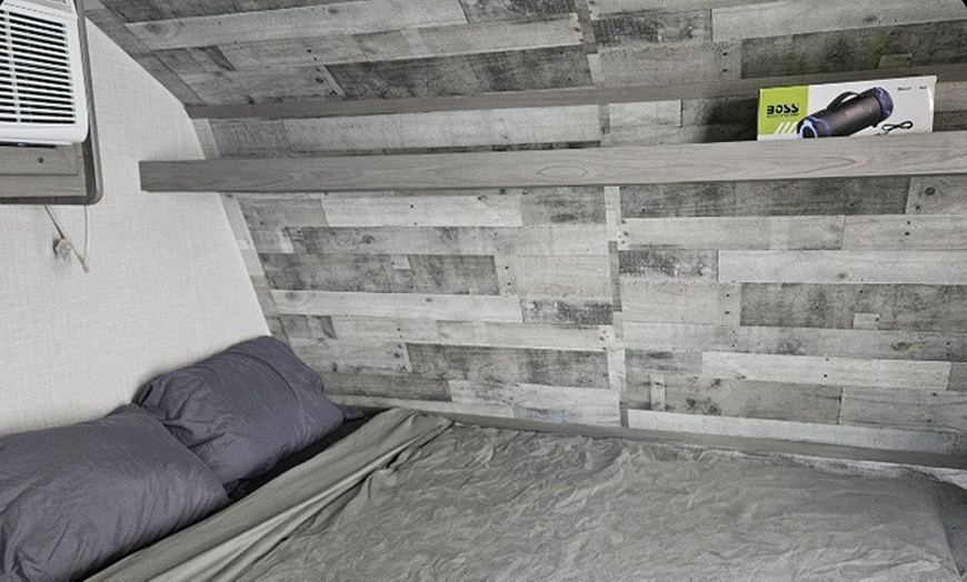 Image 4: Three Day RV Trailer Rental with Camp Gear and Setup