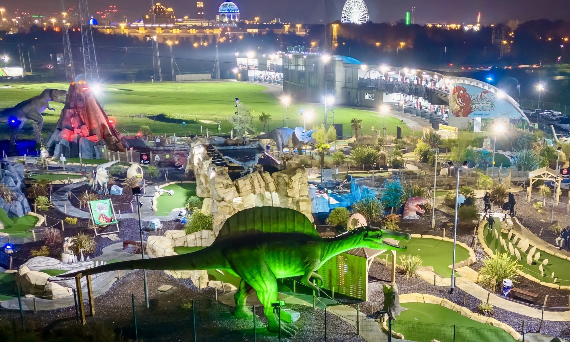 Adventure Golf Fun with Pizza and Drinks Included for Two