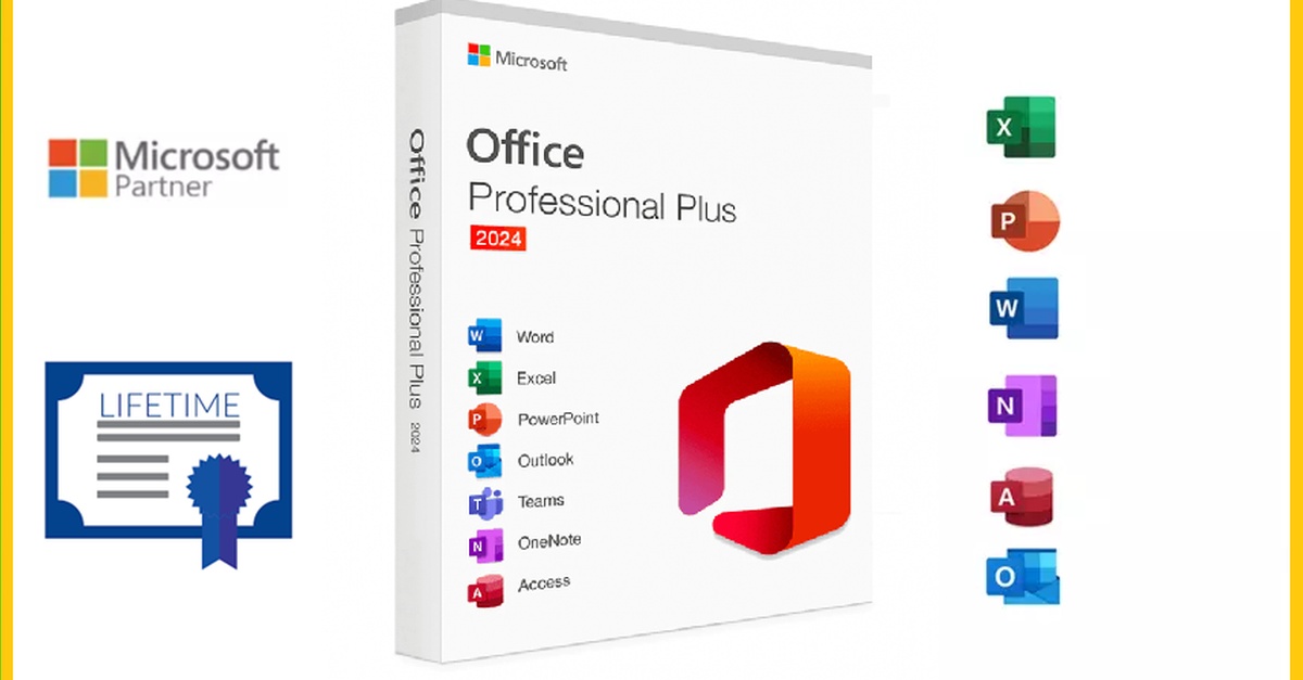 Microsoft Office 24 Professional Plus Lifetime Access-Windows 10 & 11 Microsoft Office 24 Professional Plus Lifetime Access-Windows 10 & 11