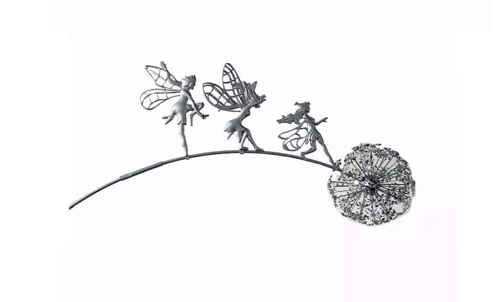 Dandelion Flower Fairy Patio Decorative Ornament
