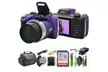 Minolta ProShot 16 MP HD Bridge Digital Camera with 53x Optical Zoom Lens Bundle - Second Medium