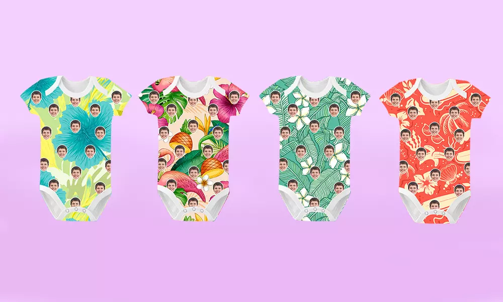 One or Two Custom Baby Jumpsuits from Justyling