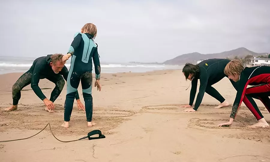 Catch the Waves: 1 or 2 Private Surfing Lessons for One, Two, or Three