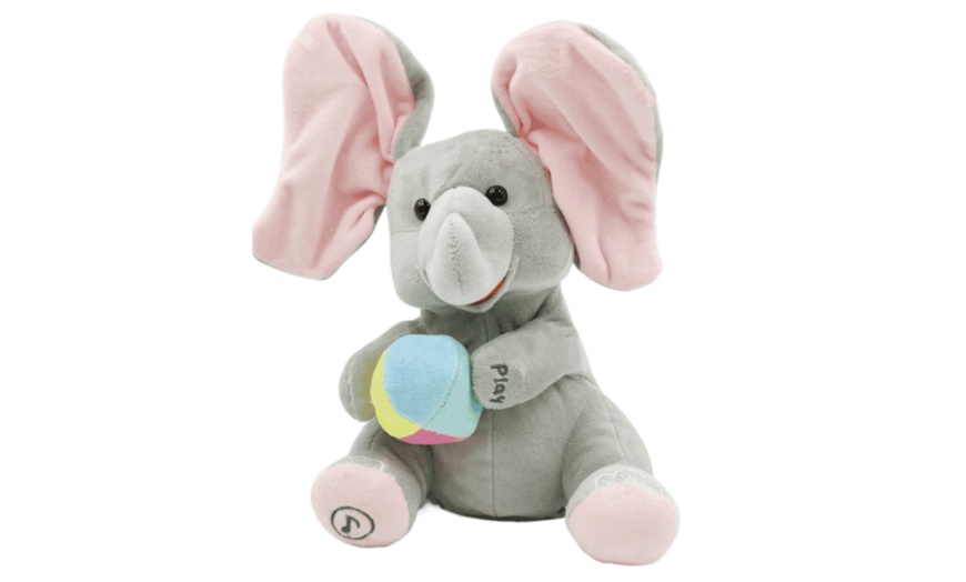 Image 3: Hide-and-Seek Plush Elephant Toy