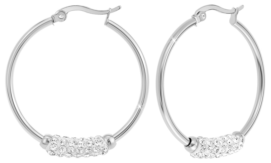 Image 6: Boucles d’oreilles SC Crystal ornées de cristaux Swarovski®