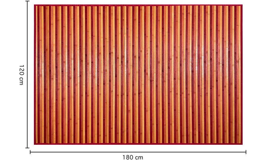 Image 17: Tappeto arredo in bambù