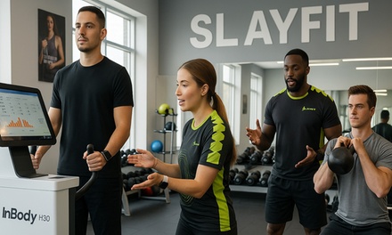 AED 99 for 1 Session + 1 Session of Body Composition Analysis (1 person) - Slayfit