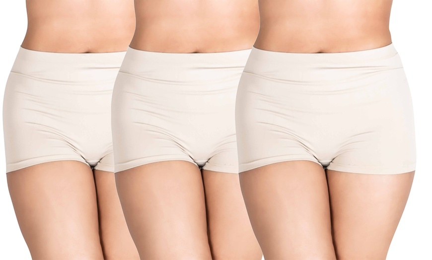 Image 5: Women's High Waist Boxer Shorts