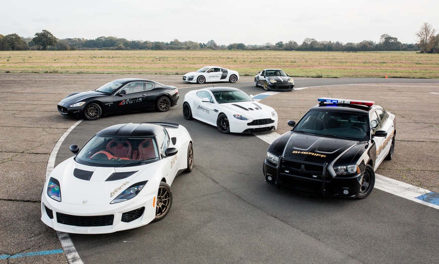 Image 1: Choice of Blast or Thrill Supercar Driving Experience at Drift Limits