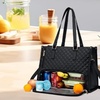 Image 7: Stylish 2-in-1 Tote Bag for Work/Travel with Insulated Lunch Section