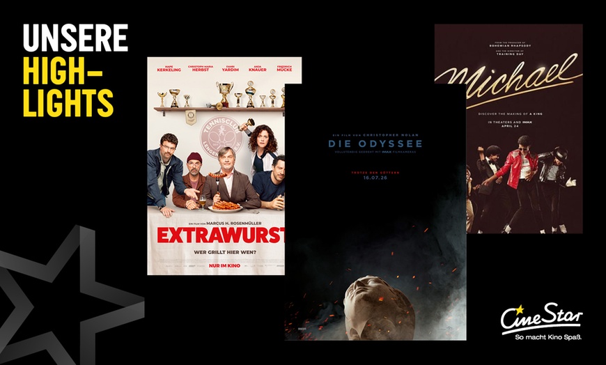 Image 2: Sichere dir jetzt deine CineStar Kinotickets