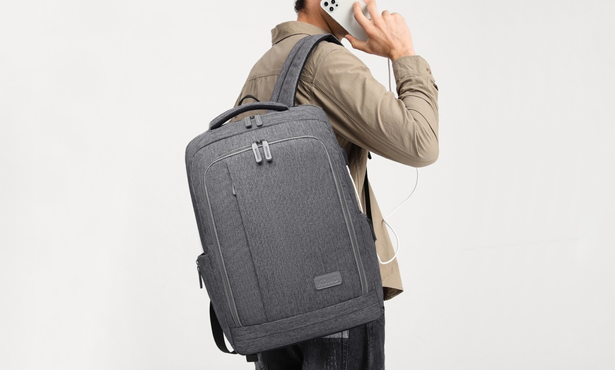 Image 2: Sac à dos multi-compartiments Kono avec port USB