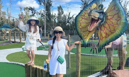Mini Golf + Go-Kart Ride + Bumper Boat Ride + $25 Arcade Credit – One Round - Gator Mike's Family Fun Park Cape Coral, Florida