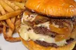 One or Two 16oz Craft Beers and One or Two Smash Burgers for Outside Beer Garden at Stone Goat Restaurant and Brewery - Second Medium