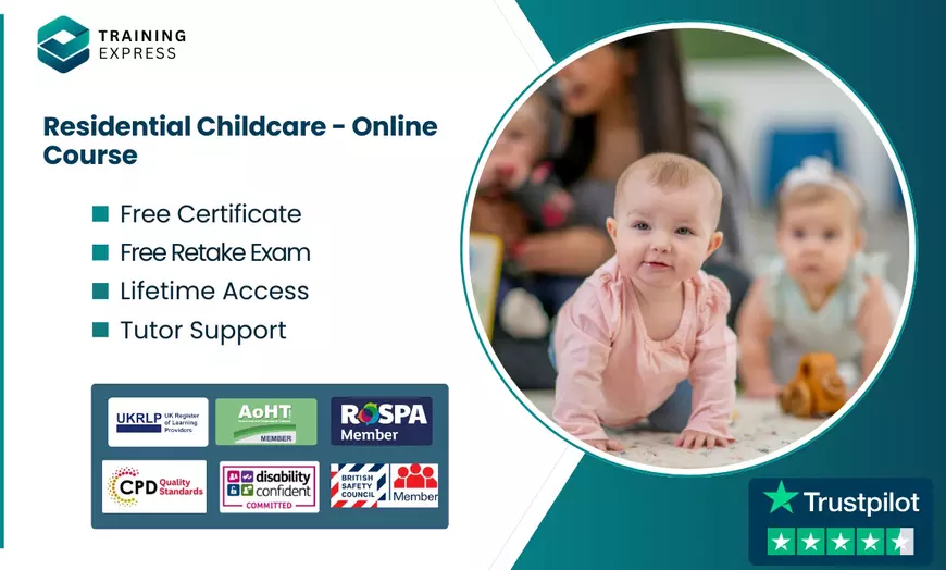 Image 1: Residential Childcare Online or Lifetime Membership -2500+ Course 
