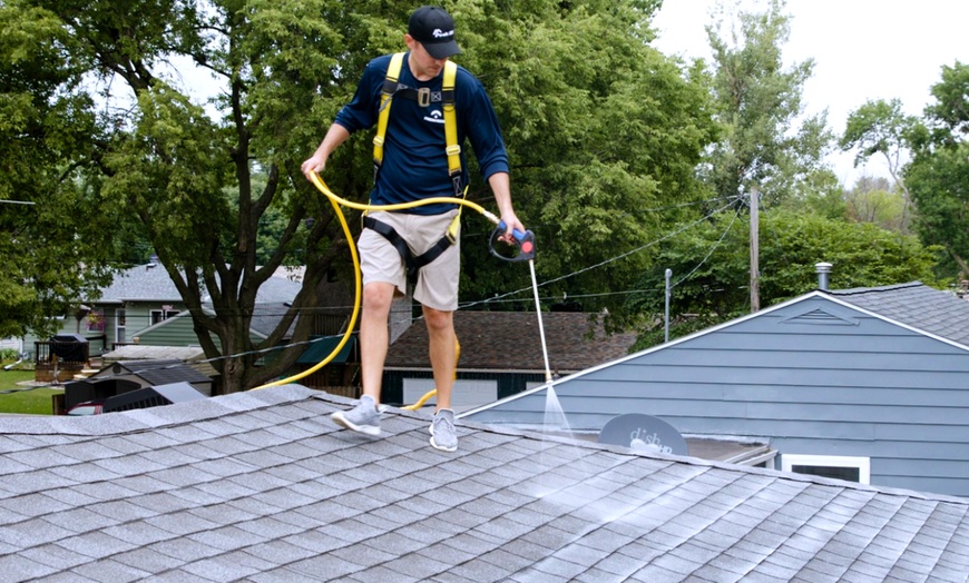 Image 2: Professional Gutter Cleaning Services for Up to 250 Square Feet