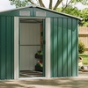 Image 13: Large Metal Garden Tool Storage Shed in 6 Styles