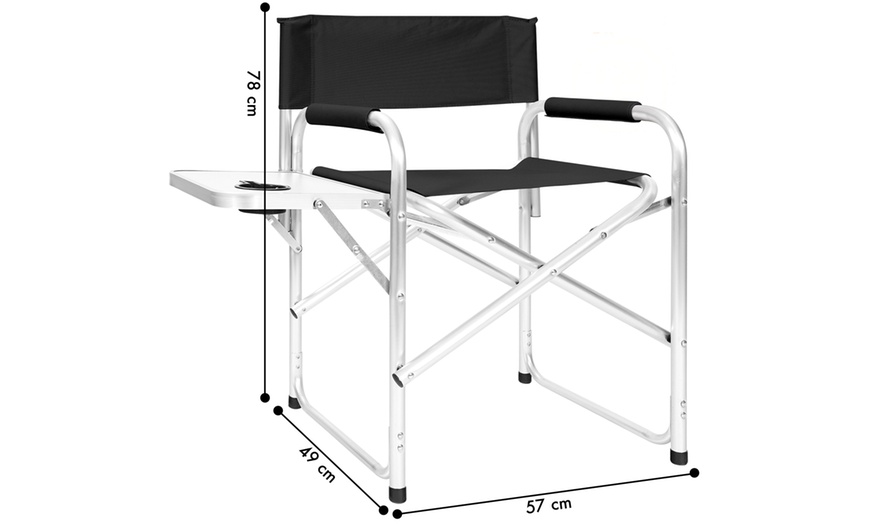 Image 11: Chaise pliante avec plateau