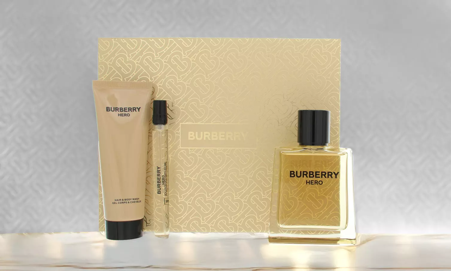 Burberry Hero 3 Piece Gift Set for Men 