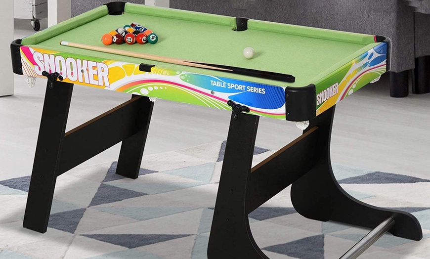 Image 2: 4 in 1 Games Table for Foosball, Ping Pong, Air Hockey or Pool