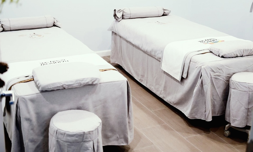 Image 2:  Melt Stress Away: Targeted Back & Foot Relief with Hot Stone Warmth