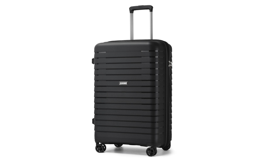 Image 10: Valises Kono rigides à poignée télescopique avec serrure TSA