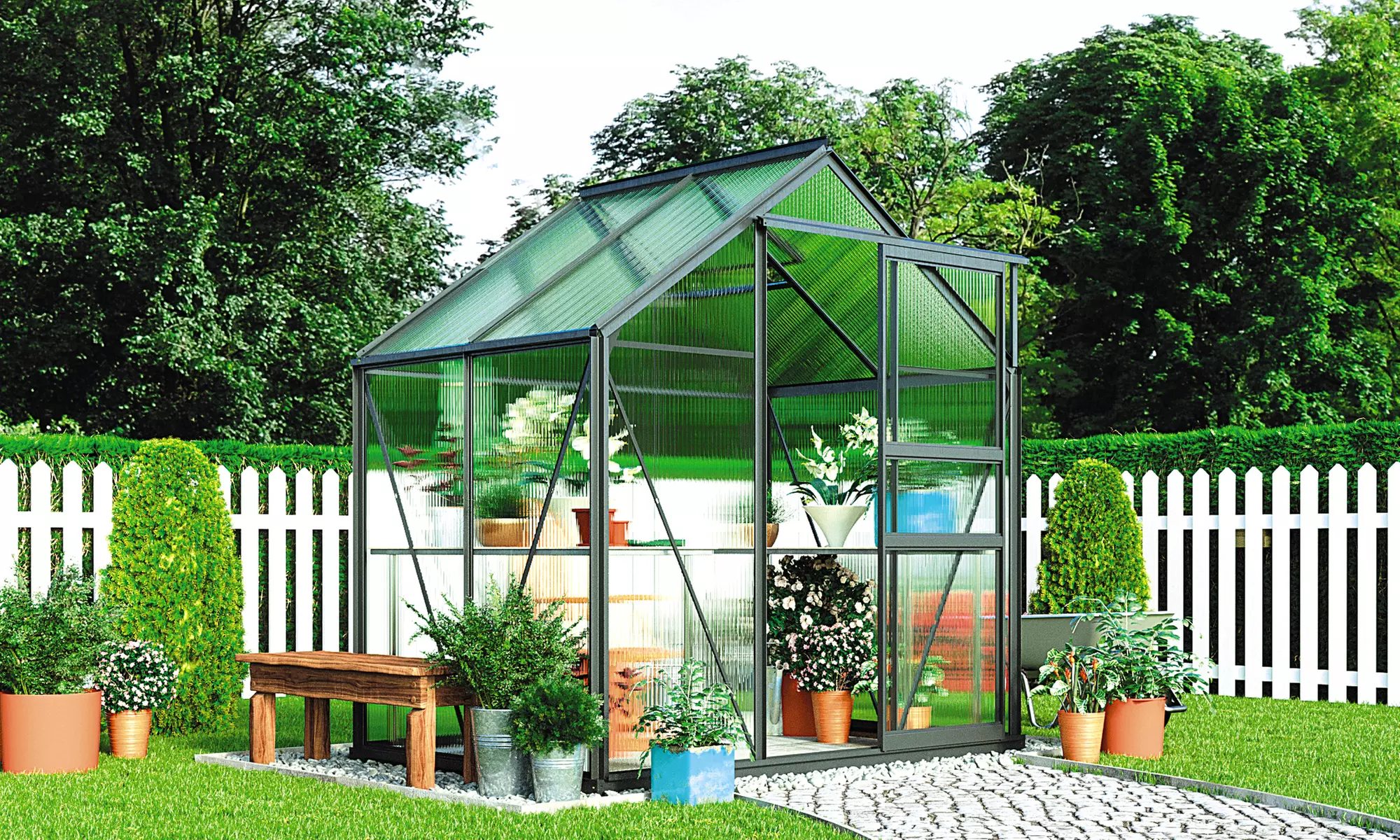 Garden Greenhouse Polytunnel Cloche and Protection Structure Range