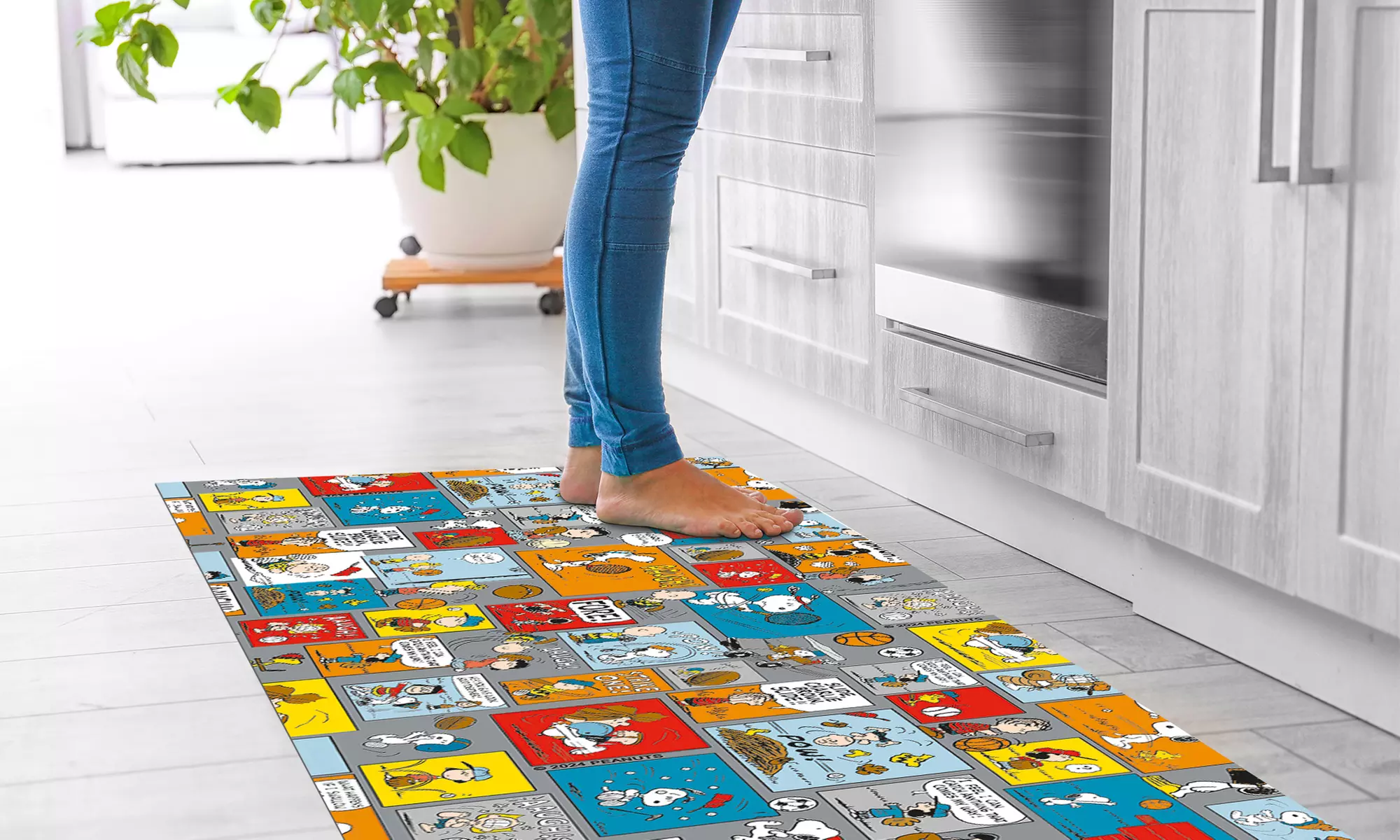 Küchenläufer mit Peanuts-Motiv