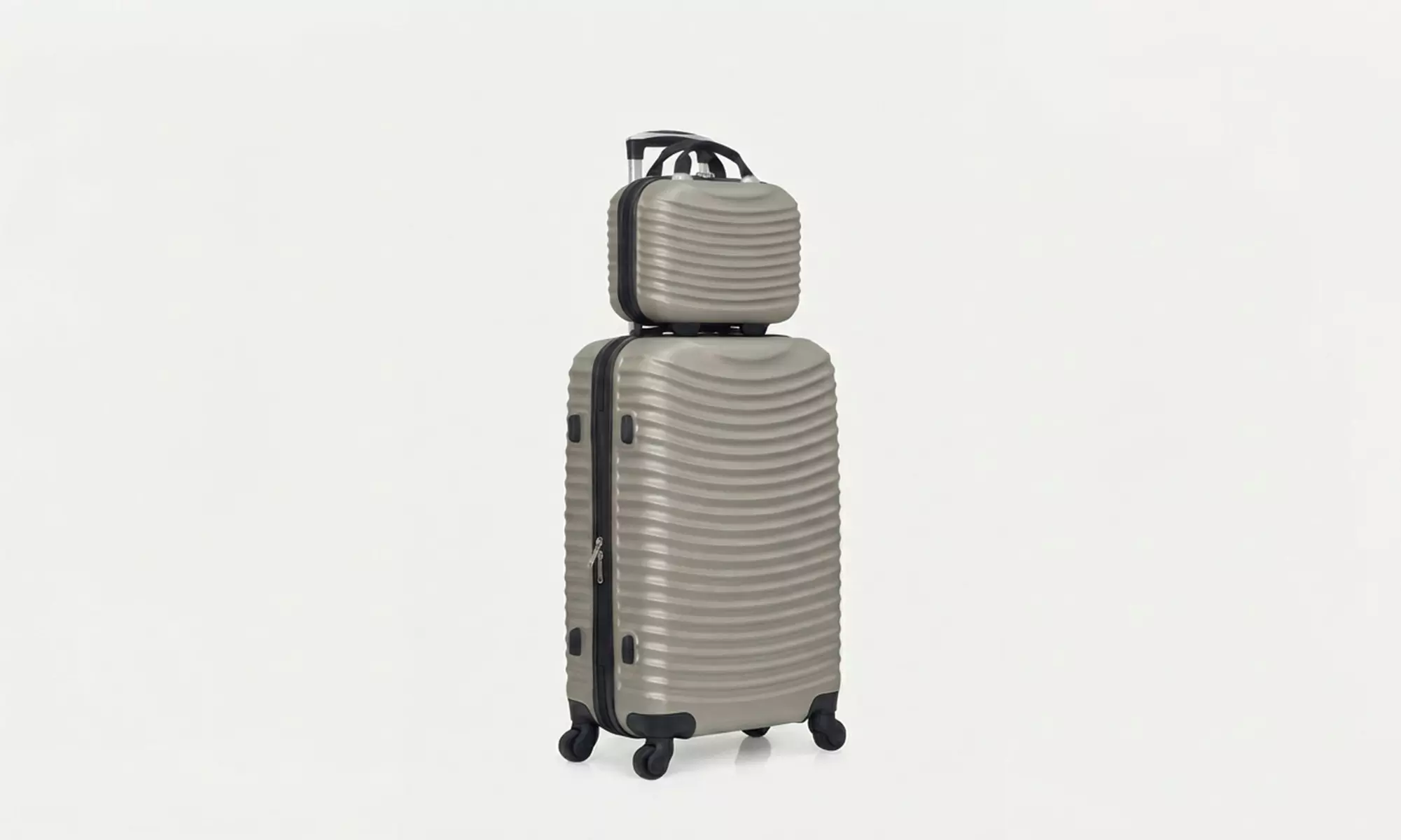 Lot de deux valises "Etna" avec valise week-end et vanity-case