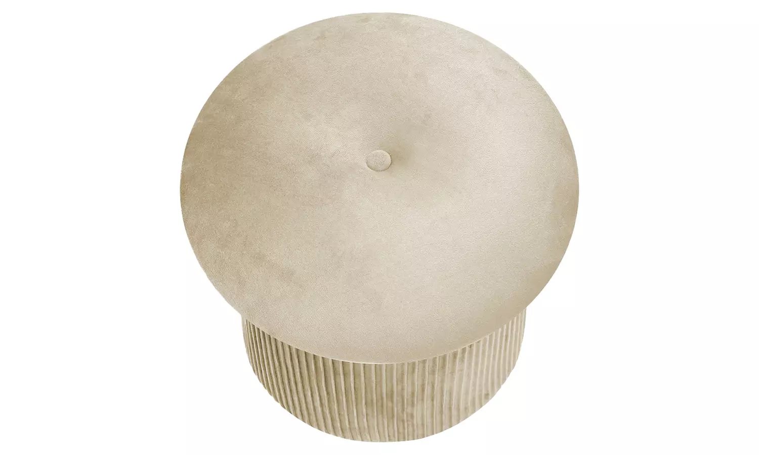 Pouf im Pilz-Design mit integriertem Stauraum