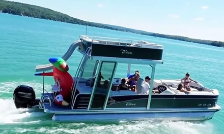 2-Hour Single Decker Captained Pontoon Boat Rental for up to 12 People, Valid Sunday - Friday - Austin Boat Adventures