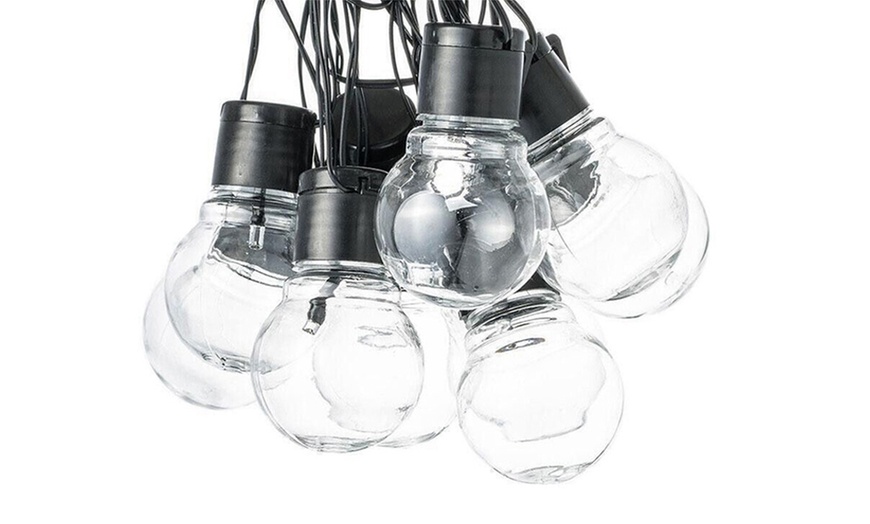 Image 2: 5M 20 Bulbs Retro Solar String Lights