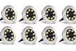 4/8/12 Pack LED Solar Ground Lights Outdoor Waterproof In-Ground Disk Lights - Image 7