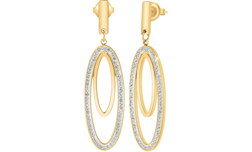 Image 11: Boucles d’oreilles élégantes et scintillantes SC Crystal Paris 