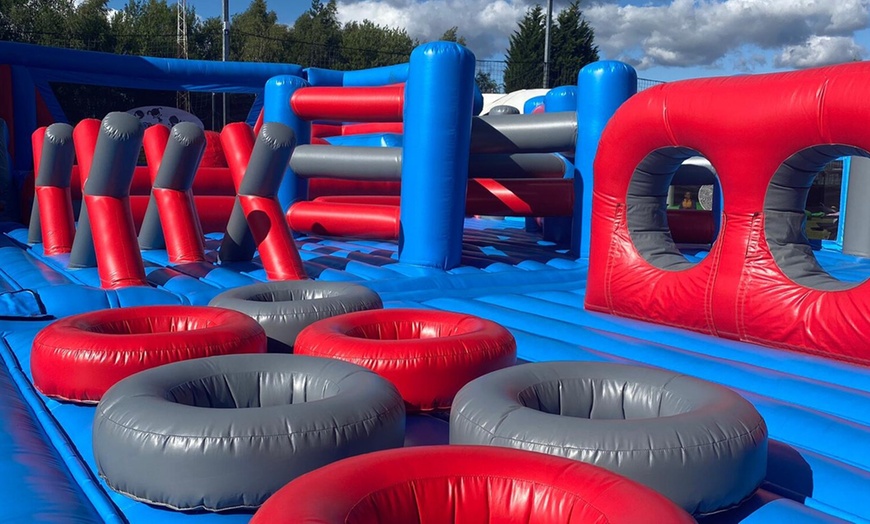 Image 12: Inflatable Bounce and Trampolines for One at Soccer Zone Halesowen