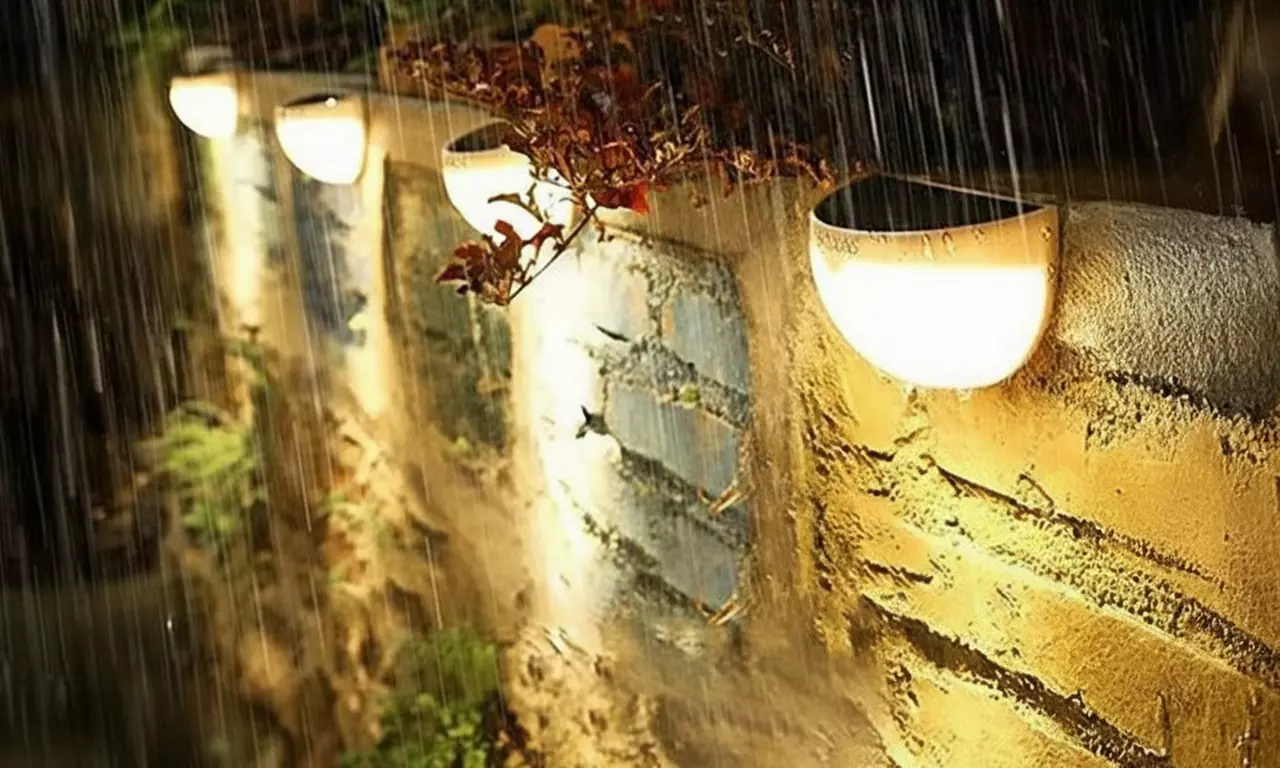 4 Pack Solar Lights Solar Fence Post Lights Solar Deck Lights Wall Mount Light