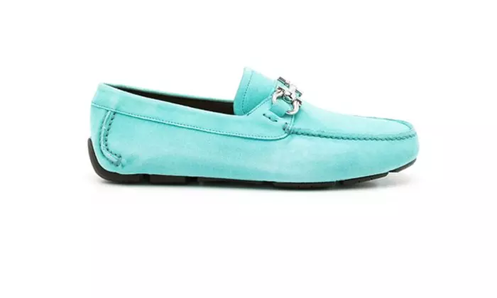 Ferragamo Gancini Leather Loafers