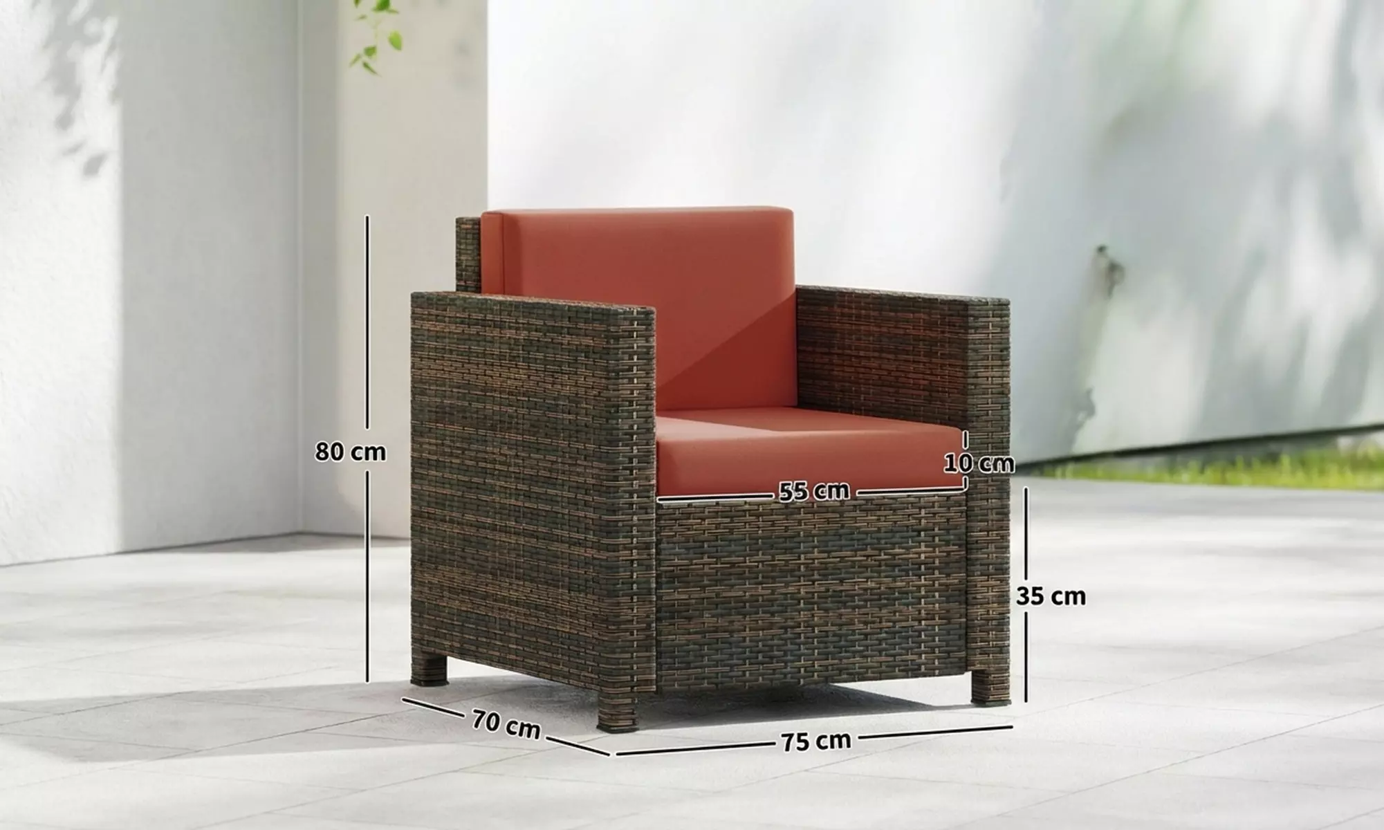 Outsunny Patio Armchair