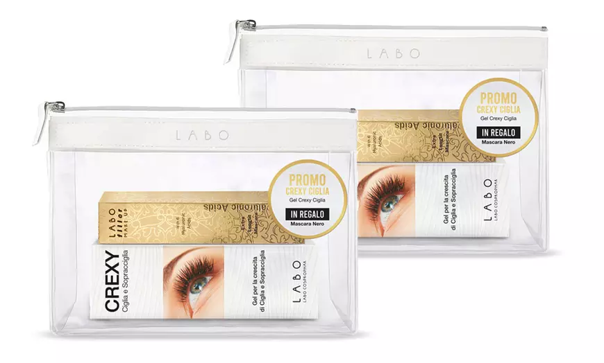 Image 2: 1 o 2 gel per crescita ciglia e sopracciglia con mascara Labo