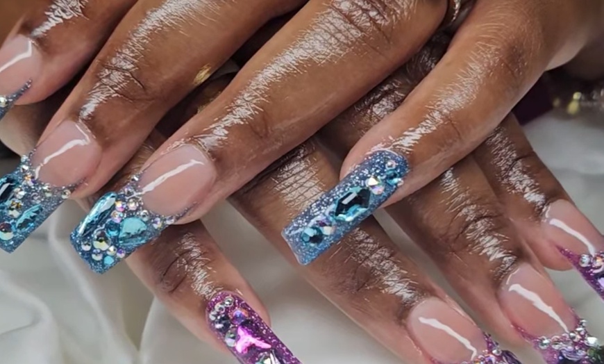 Image 6: Deluxe Manicure and Pedicure with Gel Polish, Sugar Scrub & Paraffin